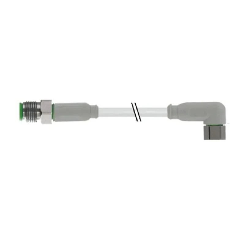 RS PRO Male 4 Way Right Angle to Female 4 Way Straight Sensor Actuator Cable 5m 30V AC PVC Jacket Grey 154-7778