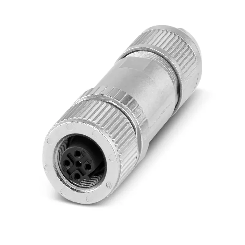 Phoenix Contact Industrial Circular Connector Cable Mount Socket Female, 2 Contacts, M12, IP65/IP67, Zinc Housing 1424680