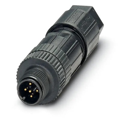 Phoenix Contact Circular Connector M12, 5 Contacts, Cable Mount, Male Plug, IP65/IP67, 48-60V, 4A, SACC Series 1424686