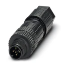 Phoenix Contact Circular Connector M12, 5 Contacts, Cable Mount, Male Plug, IP65/IP67, 48-60V, 4A, SACC Series 1424686
