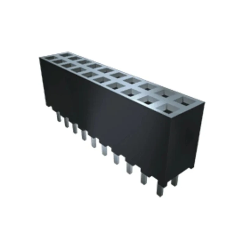 Samtec SQW Series Straight Surface PCB Socket, 16-Contact, 2 Row, 2 mm Pitch, 3.8A, 281V SQW-108-01-L-D