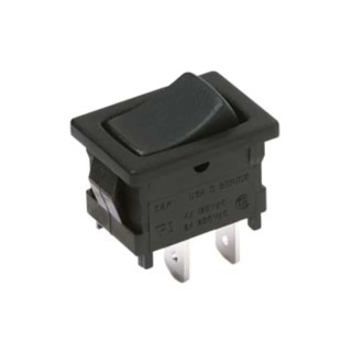 C & K SPST On-Off On-Off Rocker Switch Snap-in Polyamide 66 Housing IP65 Rating D502J12S2AHQA