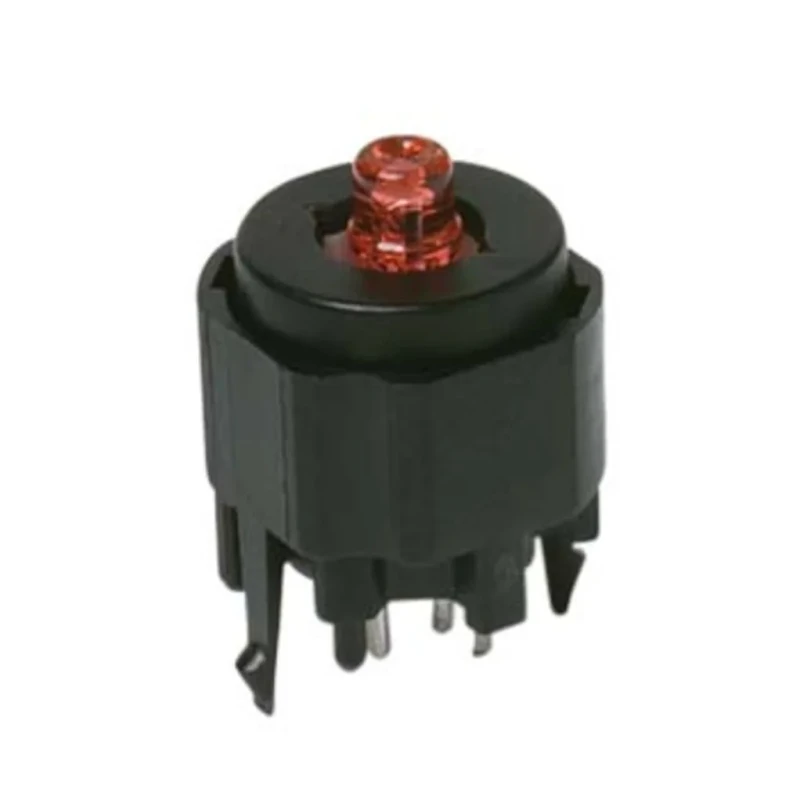 C & K K12 Series Illuminated Push Button Switch Momentary PCB SPST Green LED IP40 30 V dc K12PL GN 1 5N LV306