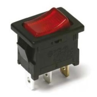 C & K SPST On-Off On-Off Rocker Switch Snap-in, Polyamide 66 Housing, 10A 250V AC, IP65 DA102J12S202DQF