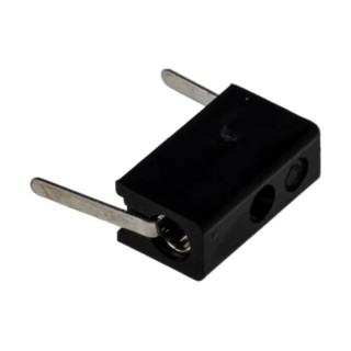Hirschmann Test & Measurement Black Female Test Socket 2 mm Connector Solder Termination 60V DC 6A Tin Plating 930224100