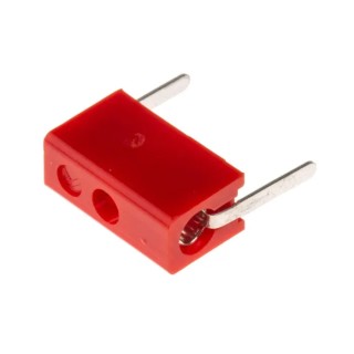 Johnson Components Red Female 2 mm Connector Test Socket Solder Termination 60V DC 6A Tin Plating 930224101