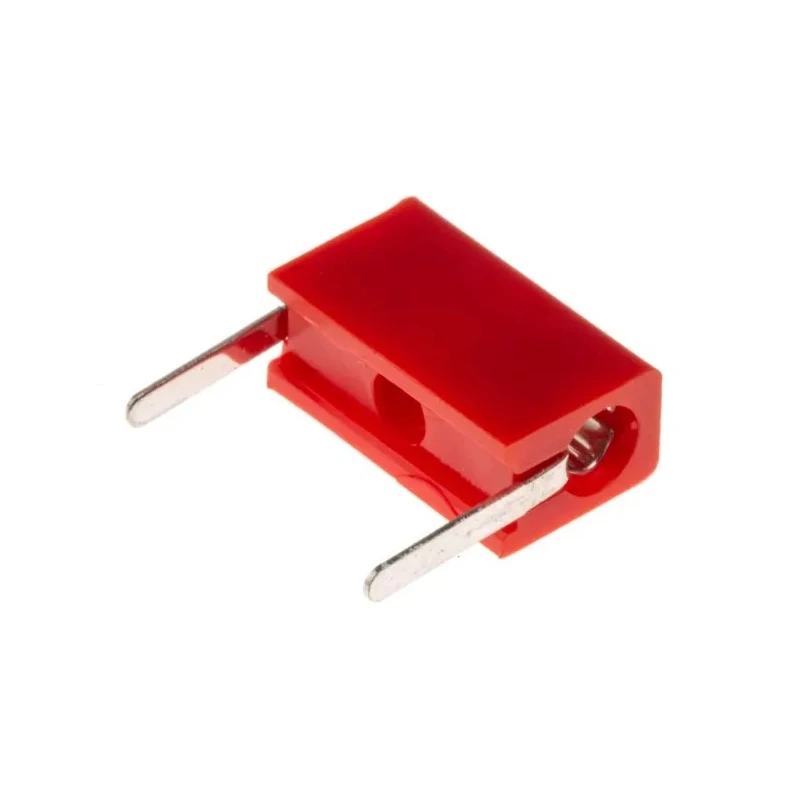 Johnson Components Red Female 2 mm Connector Test Socket Solder Termination 60V DC 6A Tin Plating 930224101