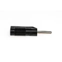 Hirschmann Test & Measurement Black Male Banana Plug 4 mm Connector Screw Termination 60V dc 30A Nickel Plating 930435100