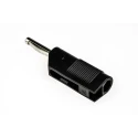 Hirschmann Test & Measurement Black Male Banana Plug 4 mm Connector Screw Termination 60V dc 30A Nickel Plating 930435100