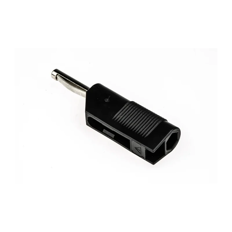 Hirschmann Test & Measurement Black Male Banana Plug 4 mm Connector Screw Termination 60V dc 30A Nickel Plating 930435100