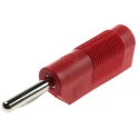Hirschmann Test & Measurement Red Male Banana Plug 4 mm Connector Screw Termination 60V DC 30A Nickel Plating 930435101
