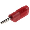 Hirschmann Test & Measurement Red Male Banana Plug 4 mm Connector Screw Termination 60V DC 30A Nickel Plating 930435101