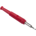 Staubli Red Female Banana Socket, 2 mm Connector, Screw Termination, 60V dc, 6A, Tin Plating 930320101