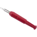 Staubli Red Female Banana Socket, 2 mm Connector, Screw Termination, 60V dc, 6A, Tin Plating 930320101