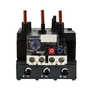 Schneider Electric TeSys Thermal Overload Relay 1 NO/1 NC, 63A, 80 A F.L.C, 80A Contact Rating, 37 kW, 6kV LR2D3563