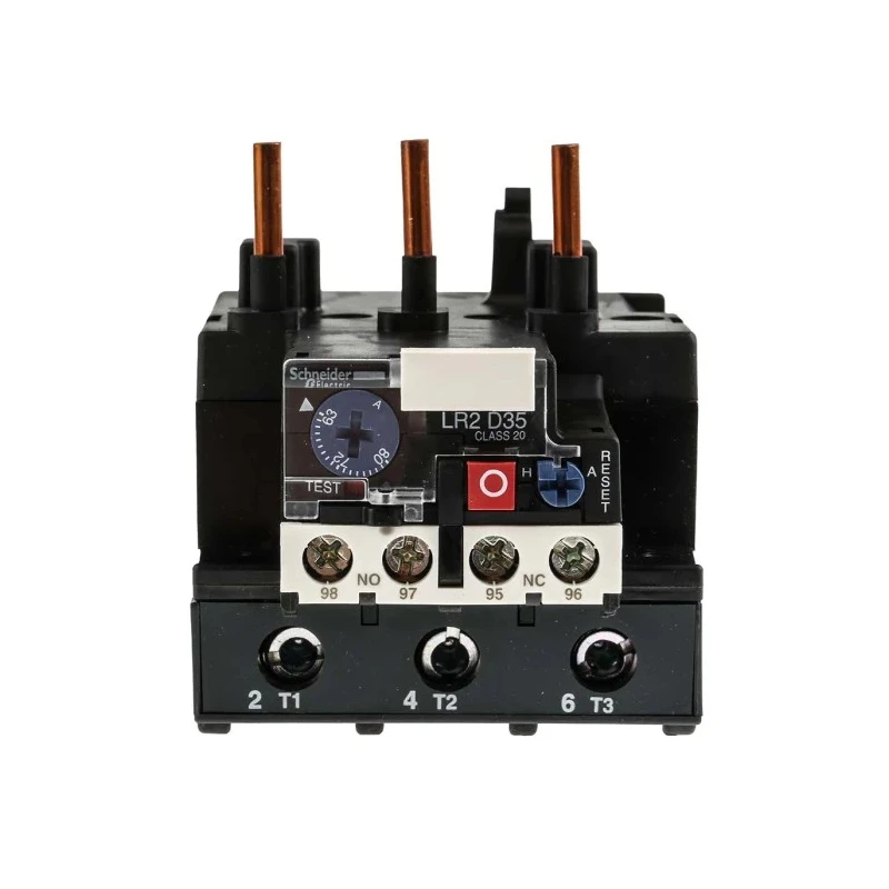 Schneider Electric TeSys Thermal Overload Relay 1 NO/1 NC, 63A, 80 A F.L.C, 80A Contact Rating, 37 kW, 6kV LR2D3563