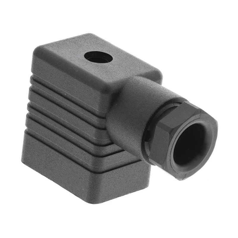 Hirschmann Solenoid Valve Connector 2P+E DIN 43650 B 16A Current 250 V AC/DC 932987100 GMN 209 NJ black