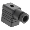 Hirschmann Solenoid Valve Connector 2P+E DIN 43650 B 16A Current 250 V AC/DC 932987100 GMN 209 NJ black