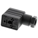 Hirschmann Solenoid Valve Connector 2P+E DIN 43650 B 16A Current 250 V AC/DC 932987100 GMN 209 NJ black