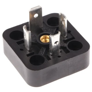 Hirschmann Solenoid Valve Connector DIN 43650 A 3P+E Female, 16A Current, 400V AC/DC 932968100 GSA 3000 N