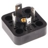 Hirschmann Solenoid Valve Connector DIN 43650 A 3P+E Female, 16A Current, 400V AC/DC 932968100 GSA 3000 N