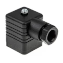 Hirschmann GDM 3P+E DIN 43650 A Solenoid Valve Connector Female, 16A Current, 250 V AC/DC 931969100 GDM 3009 black