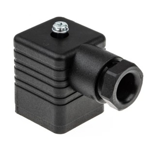 Hirschmann GDM 3P+E DIN 43650 A Solenoid Valve Connector Female, 16A Current, 250 V AC/DC 931969100 GDM 3009 black