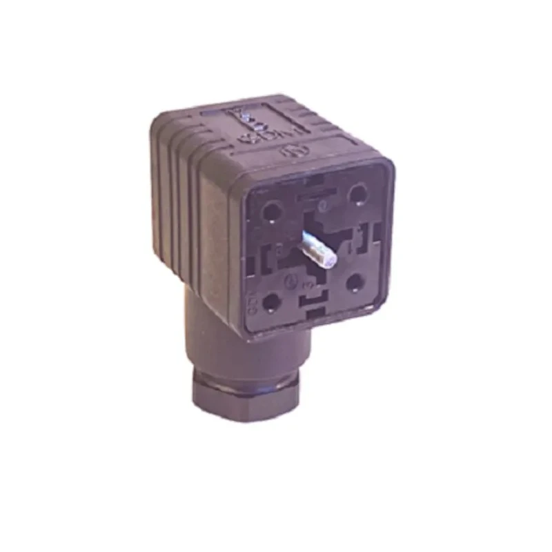 Hirschmann GDM 3P+E DIN 43650 A Solenoid Valve Connector Female, 16A Current, 250 V AC/DC 931969100 GDM 3009 black