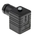 Hirschmann GDM 3P+E DIN 43650 A Solenoid Valve Connector Female, 16A Current, 250 V AC/DC 931969100 GDM 3009 black