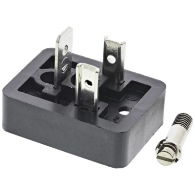 Hirschmann 2P+E DIN 43650 B Solenoid Valve Connector 16A 250V AC/DC GSN 20 932421100 932421100 GSN 20