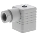 Hirschmann Solenoid Valve Connector GDM Series GDM 2P+E DIN 43650 A, 250V Voltage, 16A Current 931965106 GDM 2009 grey