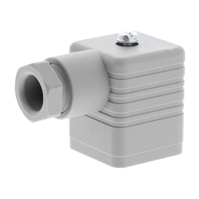 Hirschmann Solenoid Valve Connector GDM Series GDM 2P+E DIN 43650 A, 250V Voltage, 16A Current 931965106 GDM 2009 grey