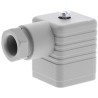 Hirschmann Solenoid Valve Connector GDM Series GDM 2P+E DIN 43650 A, 250V Voltage, 16A Current 931965106 GDM 2009 grey