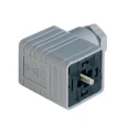 Hirschmann Solenoid Valve Connector GDM Series GDM 2P+E DIN 43650 A, 250V Voltage, 16A Current 931965106 GDM 2009 grey