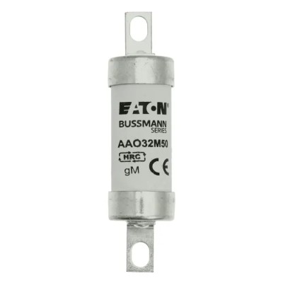 Eaton 32A British Standard Fuse A2 500V, 85x21x21 mm High Rupture Capacity AAO32M50
