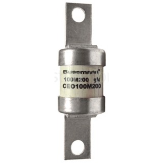 Eaton 100A British Standard Fuse A4 415V ac High Rupture Capacity Offset Tag CEO100M200