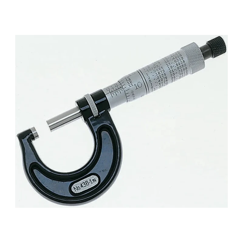 Starrett External Micrometre Imperial, Accuracy ±0.0001 mm, Measuring Range 25.4 mm to 50.8 mm T436.1XRL-2