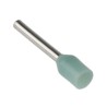RS PRO Insulated Crimp Bootlace Ferrule, 8 mm Pin Length, 1.1 mm Pin Diameter, Turquoise, German Type, 22 AWG Wire 157-1222