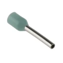 RS PRO Insulated Crimp Bootlace Ferrule, 8 mm Pin Length, 1.1 mm Pin Diameter, Turquoise, German Type, 22 AWG Wire 157-1222