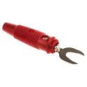 Hirschmann Test & Measurement Red Male Test Terminal Screw Termination 4 mm Connector 30 V AC 60 V DC 30 A Nickel 930584101