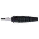 Staubli Black Male Banana Plug 4 mm Connector Screw Termination 60V DC 16A Nickel Plating 930058100