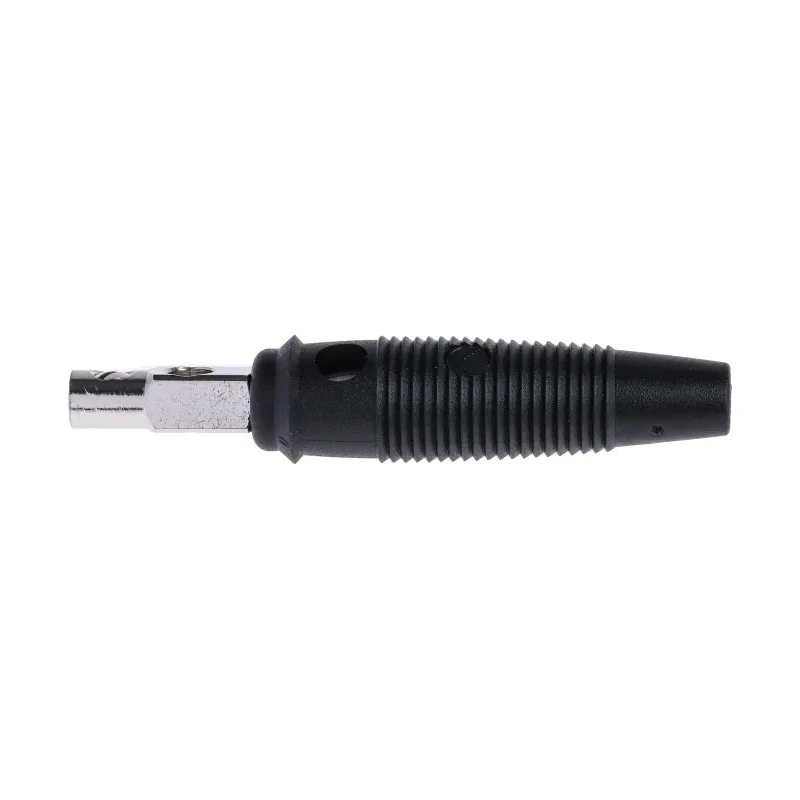 Staubli Black Male Banana Plug 4 mm Connector Screw Termination 60V DC 16A Nickel Plating 930058100