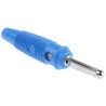 Hirschmann Test & Measurement Blue Male Banana Plug 4 mm Connector Screw Termination 60V dc 16A Nickel Plating 930058102