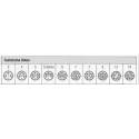 Amphenol Industrial 4 Pole Straight M16 DIN Panel Mount Male Plug 5A 300V ac/dc IP67 C091-31W004-1002