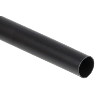 TE Connectivity Heat Shrink Tubing Black Polyolefin 6mm Diameter 1.2m Length 3:1 Ratio CGAT-6/2-0