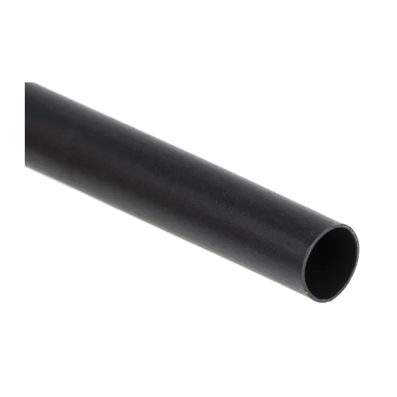 TE Connectivity Heat Shrink Tubing Black Polyolefin 6mm Diameter 1.2m Length 3:1 Ratio CGAT-6/2-0