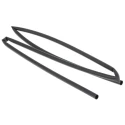 TE Connectivity Heat Shrink Tubing Black Polyolefin 6mm Diameter 1.2m Length 3:1 Ratio CGAT-6/2-0