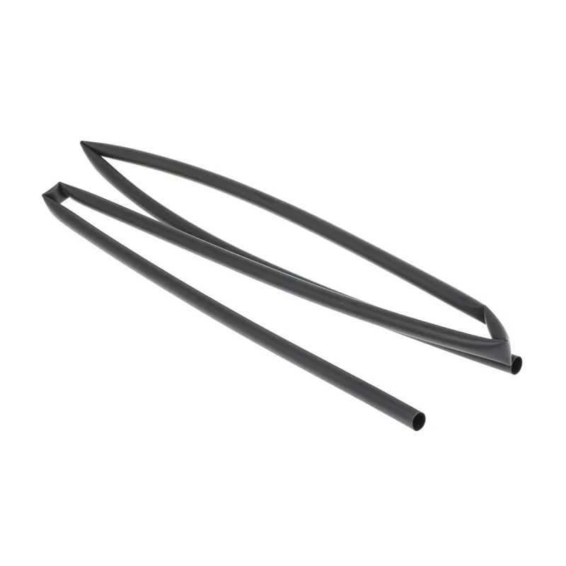 TE Connectivity Heat Shrink Tubing Black Polyolefin 6mm Diameter 1.2m Length 3:1 Ratio CGAT-6/2-0