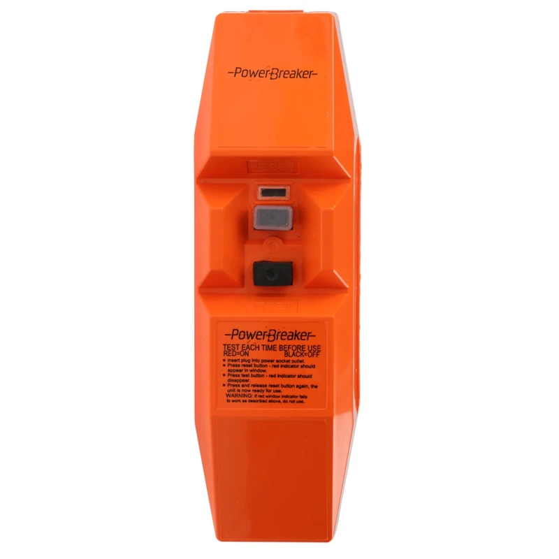 Powerbreaker Inline Mains RCD Connector Adapter, 16A 2 Pole, 230V AC J62-T