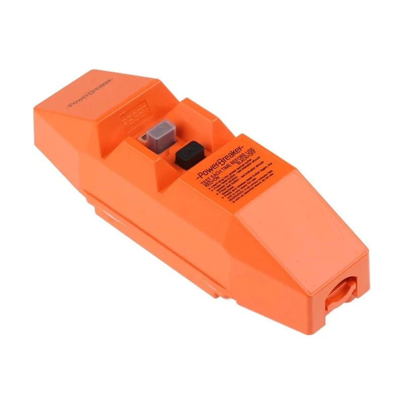 Powerbreaker Inline Mains RCD Connector Adapter, 16A 2 Pole, 230V AC J62-T
